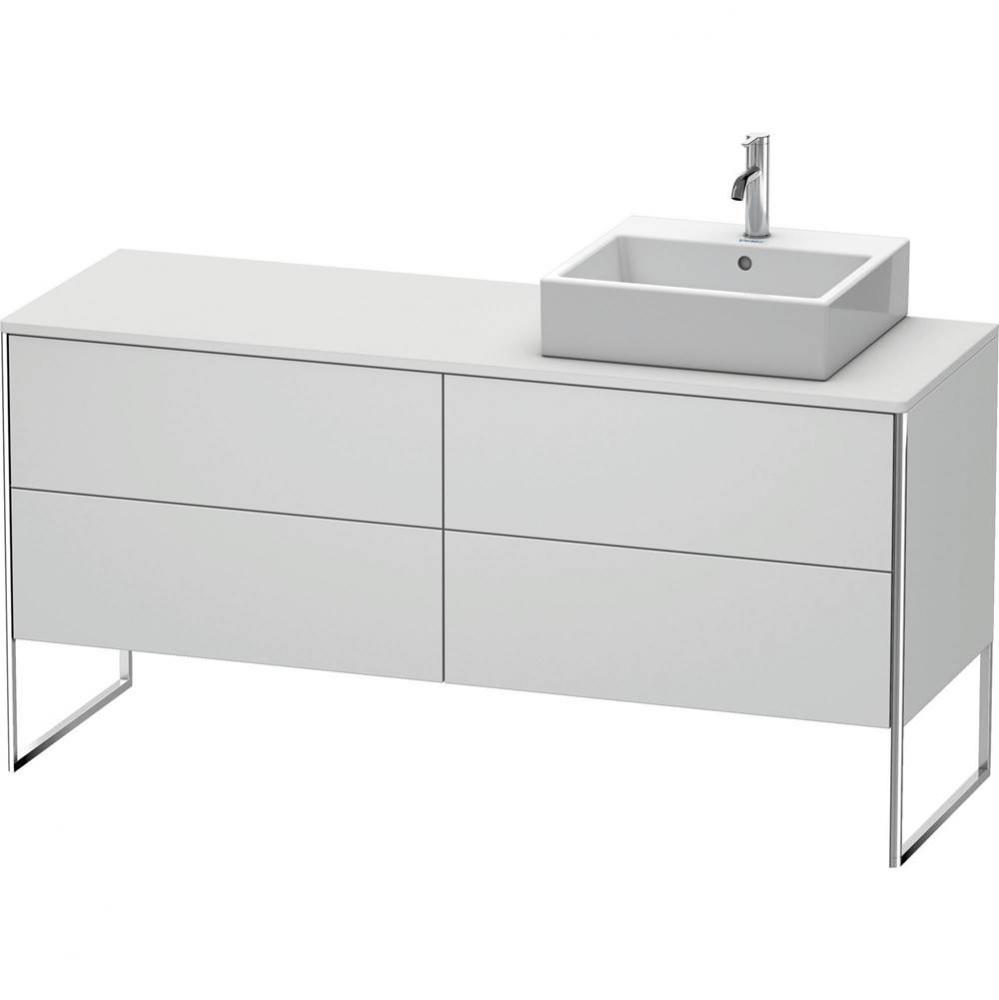 Duravit XSquare Four Drawer Vanity Unit For Console White