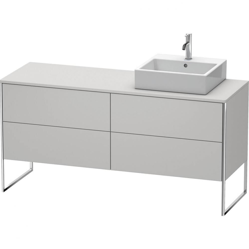 Duravit XSquare Four Drawer Vanity Unit For Console Nordic White