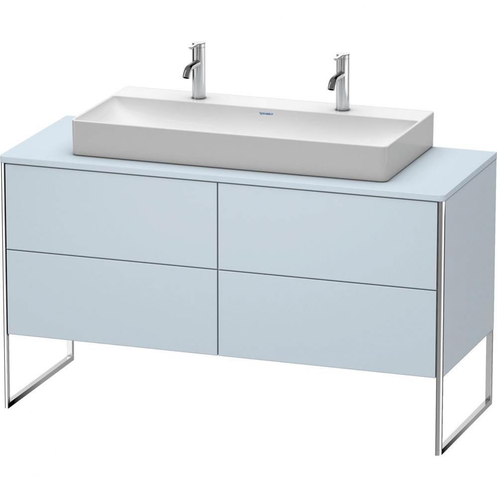 Duravit XSquare Four Drawer Vanity Unit For Console Light Blue