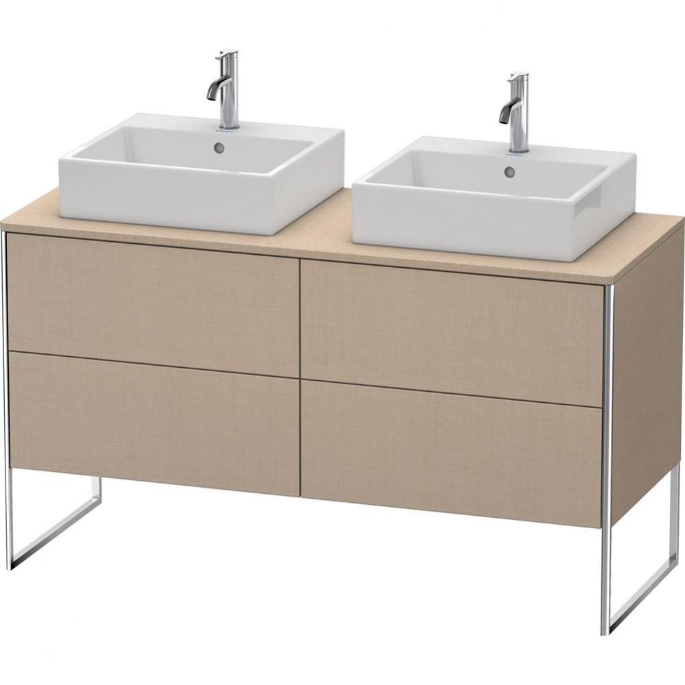 Duravit XSquare Four Drawer Vanity Unit For Console Linen