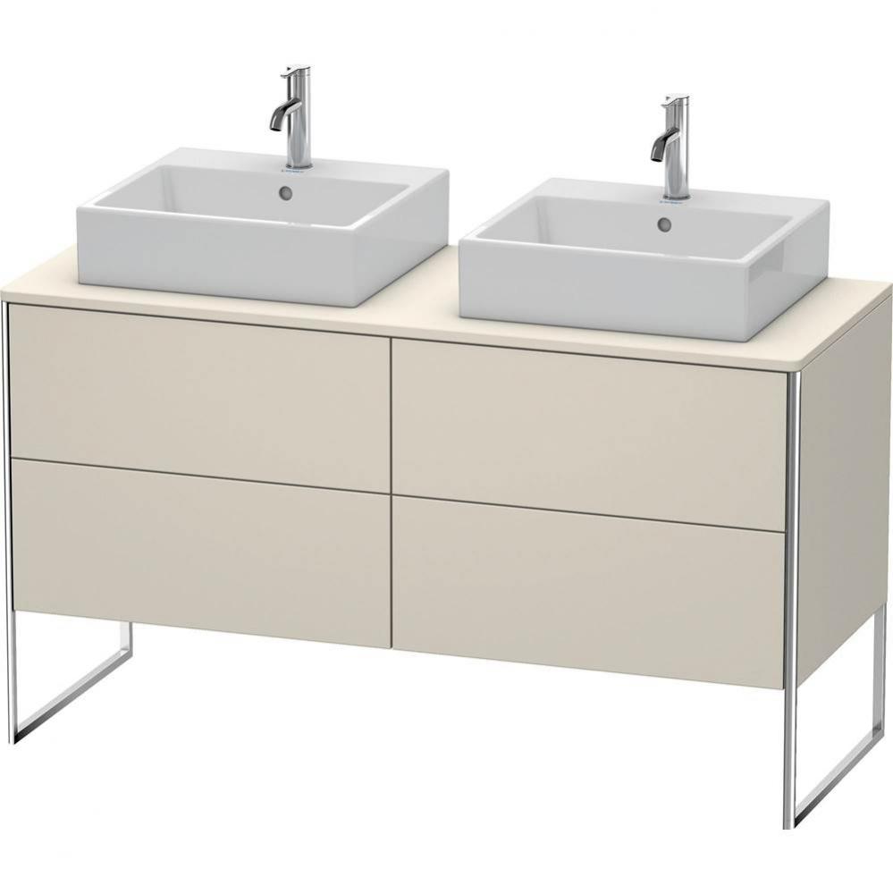 Duravit XSquare Four Drawer Vanity Unit For Console Taupe