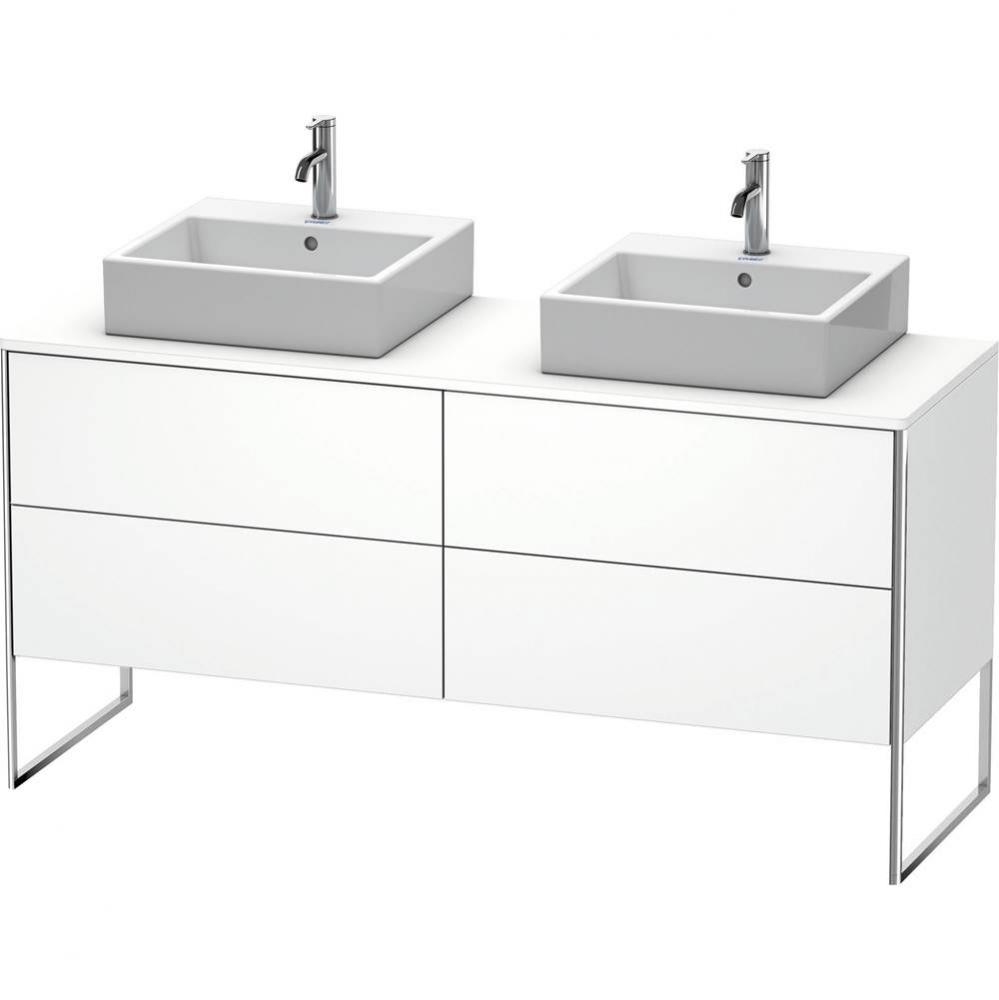 Duravit XSquare Four Drawer Vanity Unit For Console White