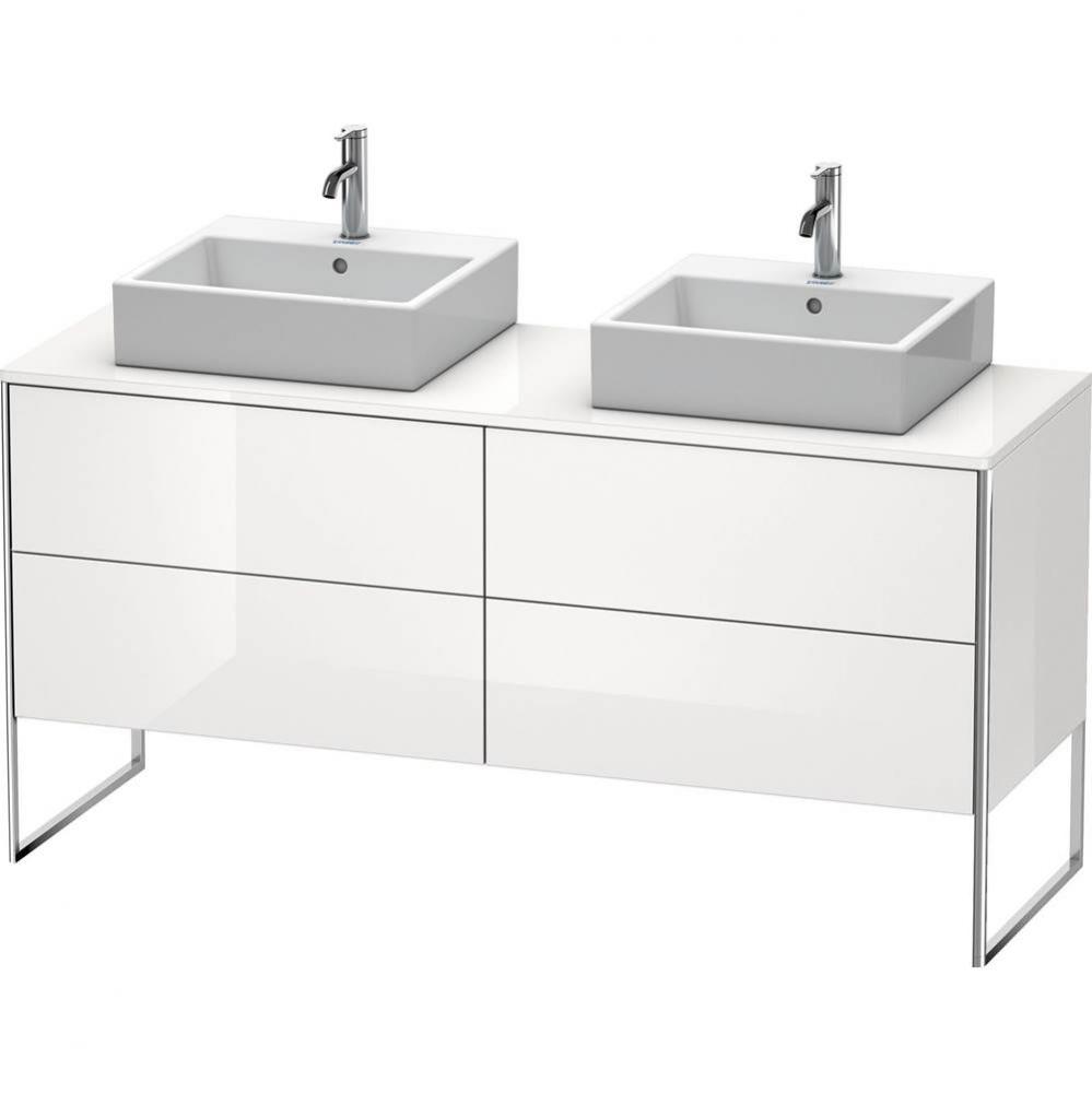 Duravit XSquare Four Drawer Vanity Unit For Console White