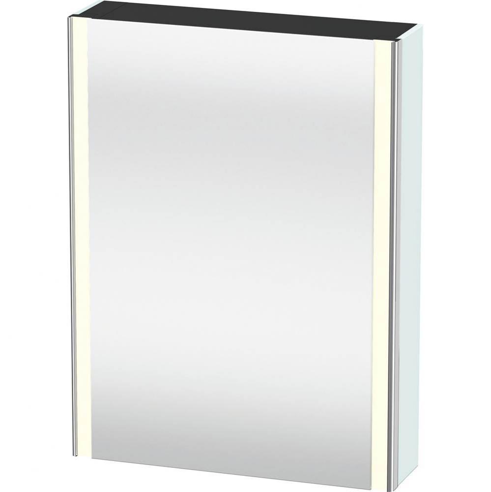 Duravit XSquare Mirror Cabinet with lighting  Light Blue Matte