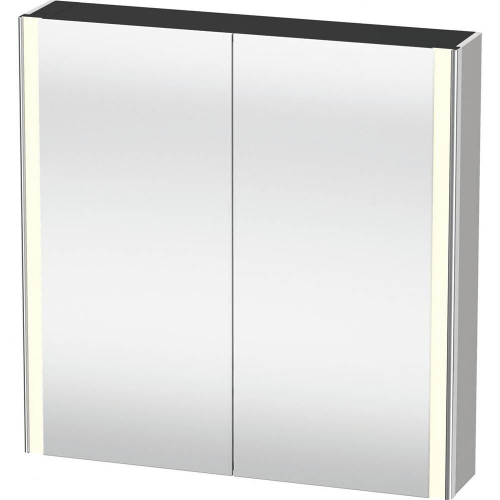 Duravit XSquare Mirror Cabinet with Lighting Nordic White