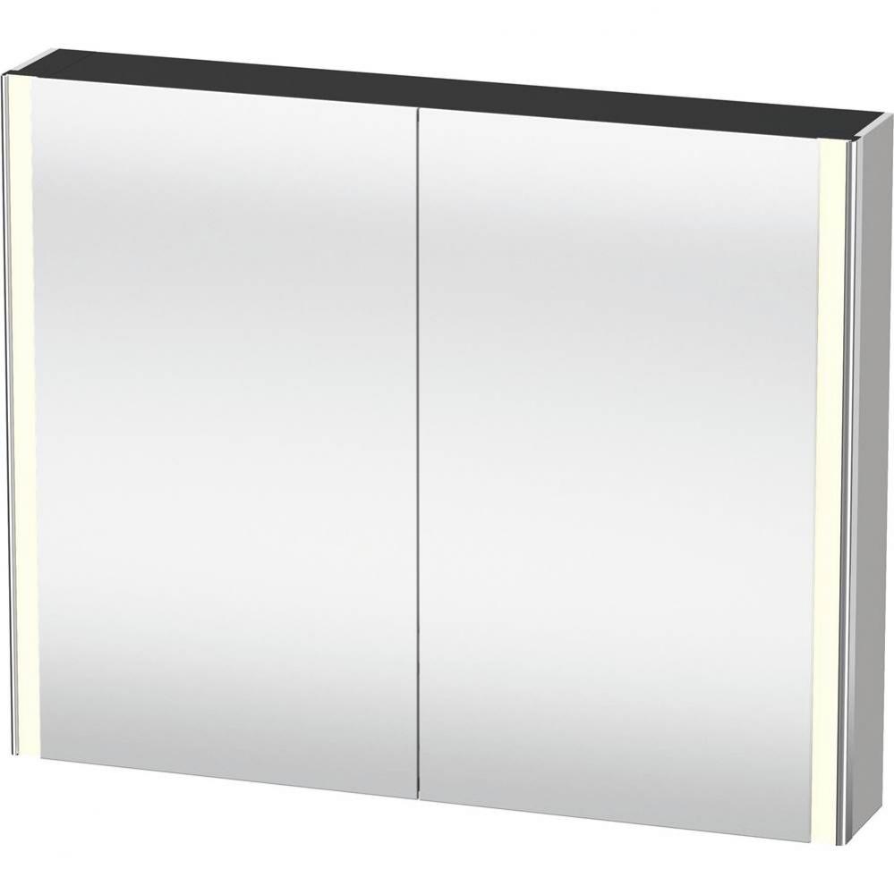 Duravit XSquare Mirror Cabinet with Lighting Nordic White