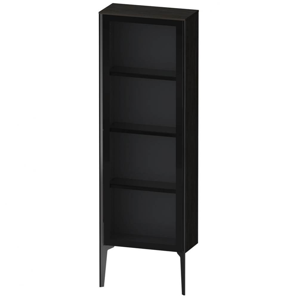 XViu Semi-Tall Cabinet Oak Black