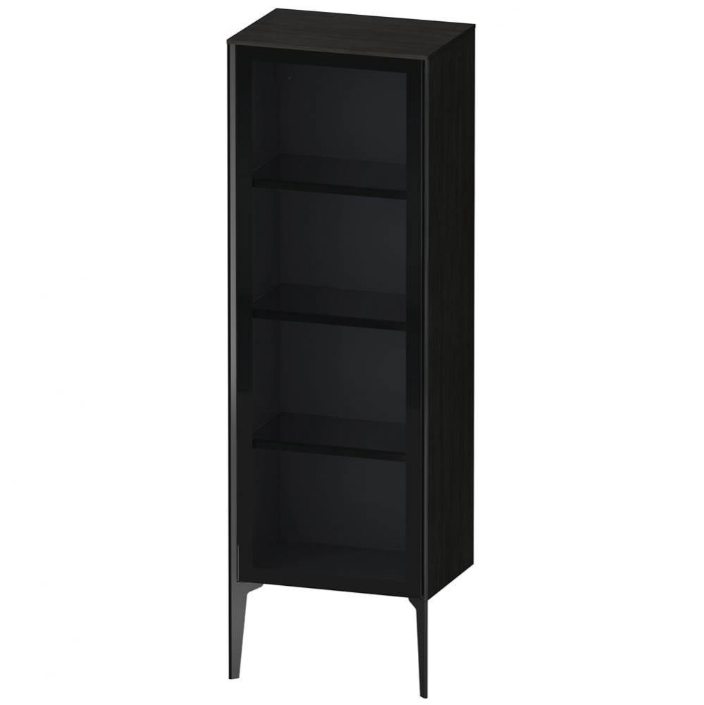 XViu Semi-Tall Cabinet Oak Black