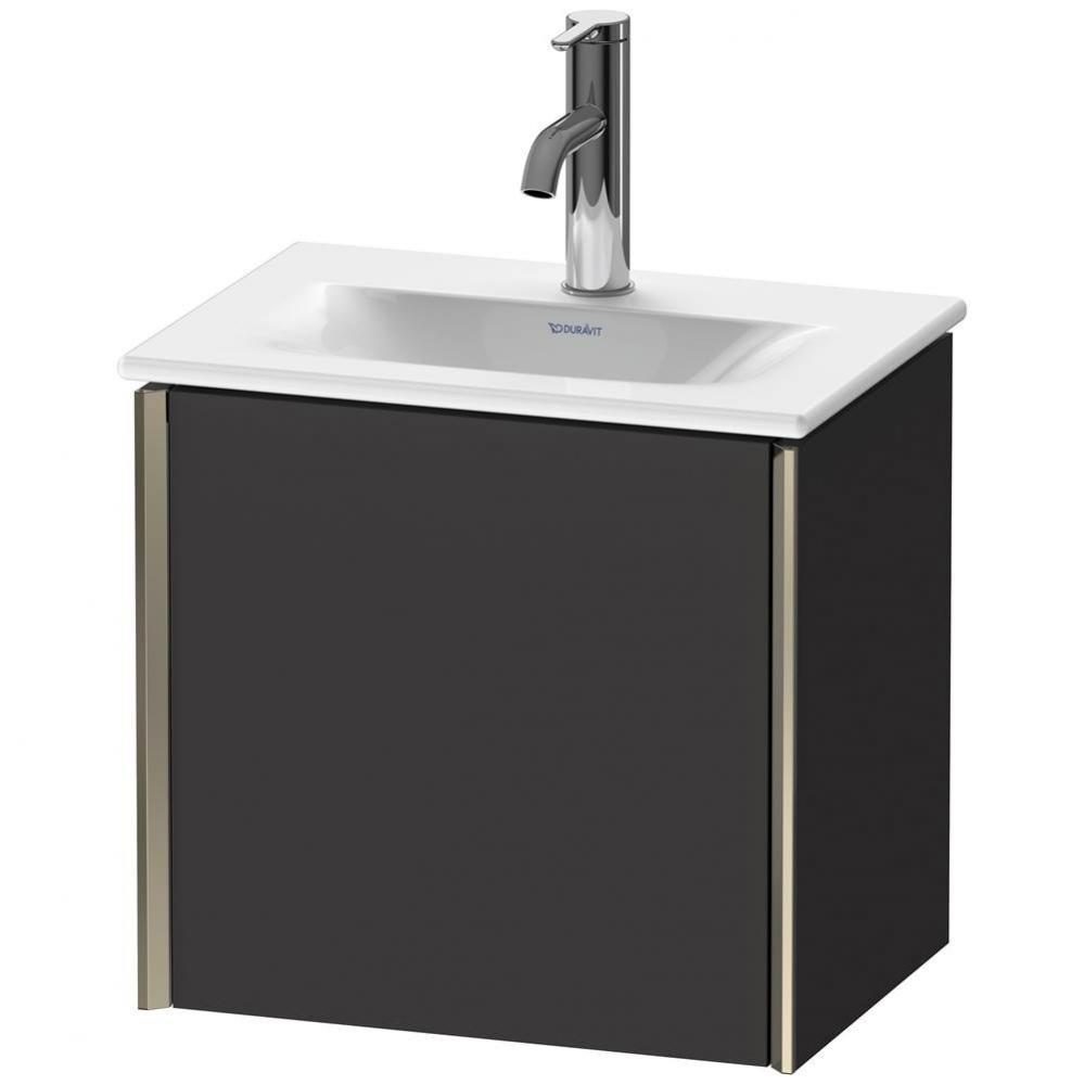 XViu One Door Wall-Mount Vanity Unit Concrete Gray