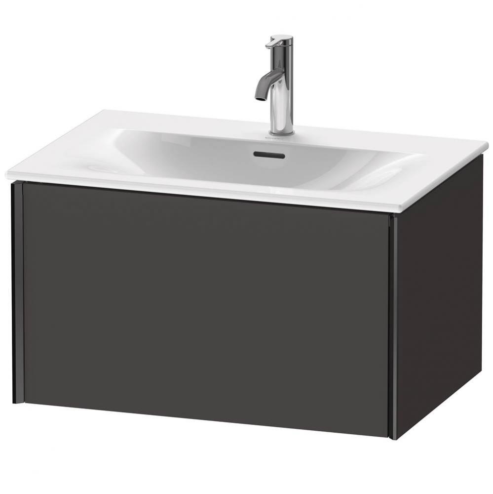 XViu One Drawer Wall-Mount Vanity Unit Graphite