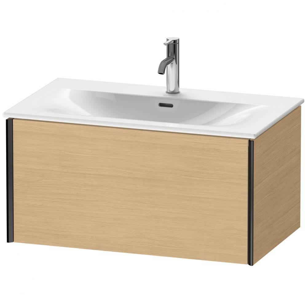 XViu One Drawer Wall-Mount Vanity Unit Natural Oak