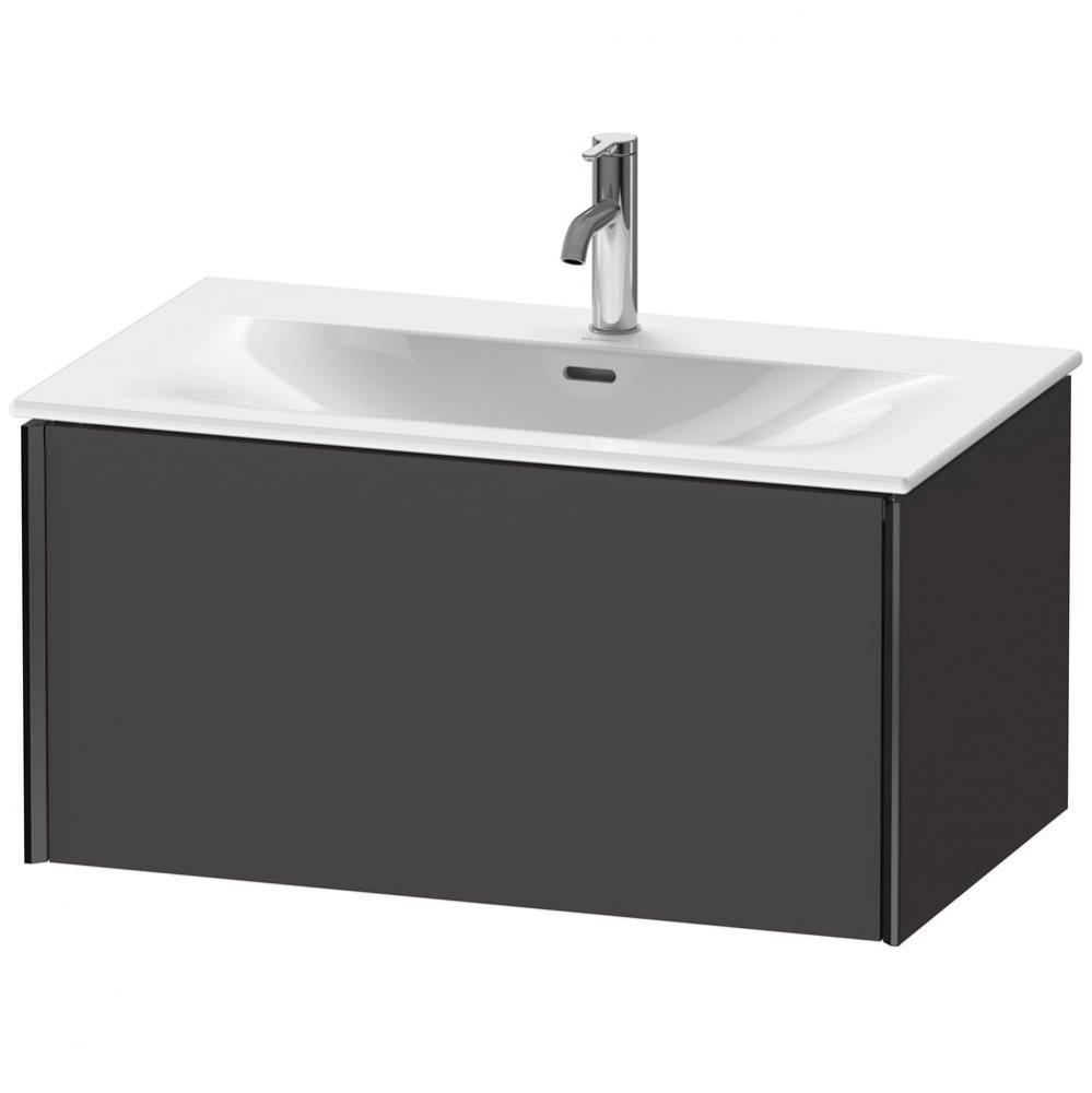 XViu One Drawer Wall-Mount Vanity Unit Graphite