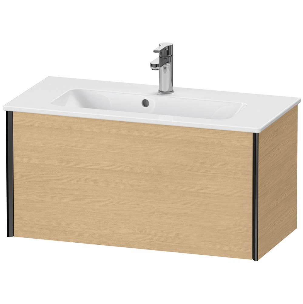 XViu One Drawer Wall-Mount Vanity Unit Natural Oak