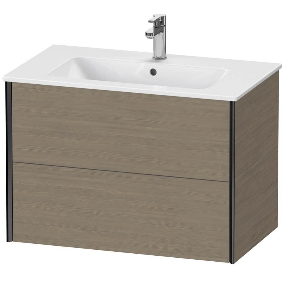 XViu Two Drawer Wall-Mount Vanity Unit Oak Terra