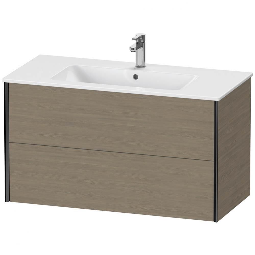 XViu Two Drawer Wall-Mount Vanity Unit Oak Terra