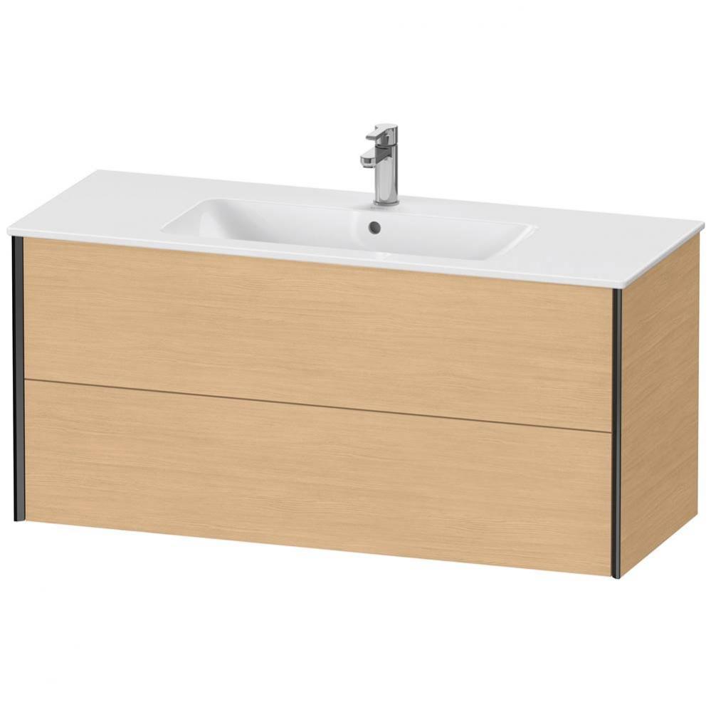 XViu Two Drawer Wall-Mount Vanity Unit Natural Oak