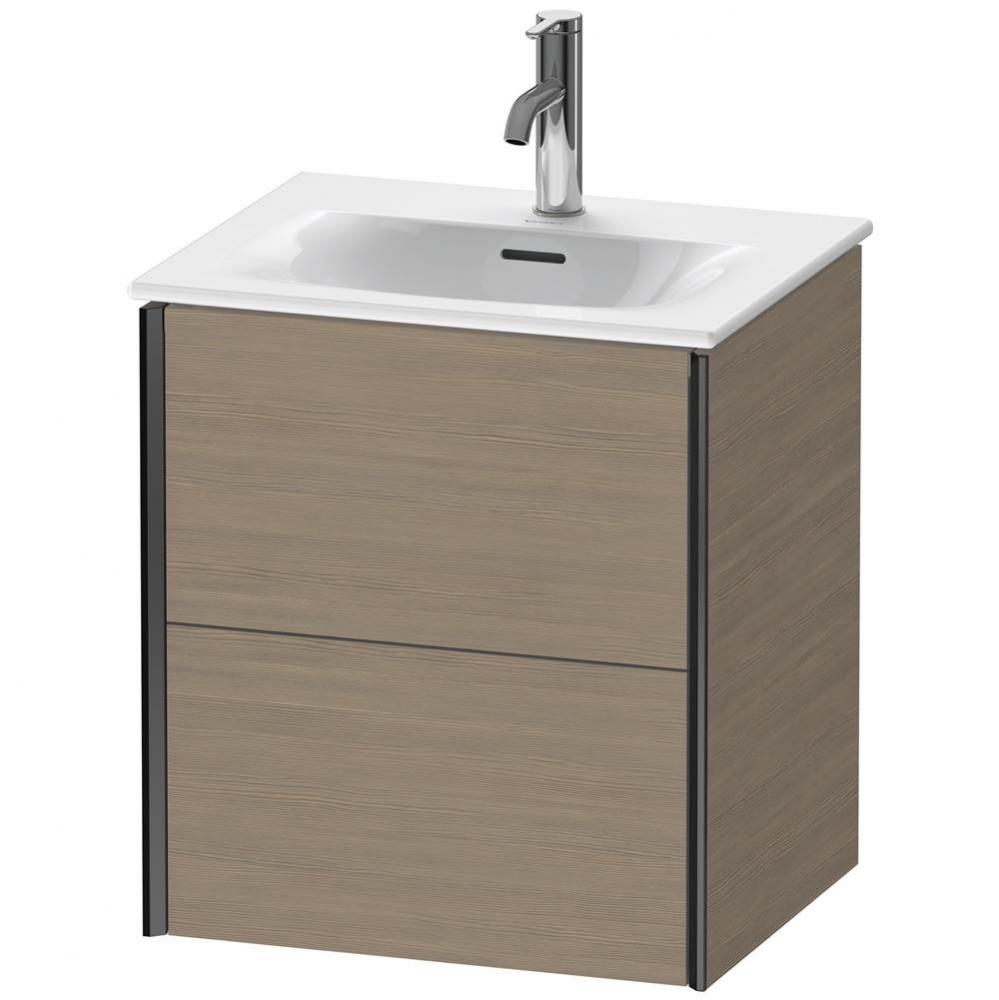 XViu Two Drawer Wall-Mount Vanity Unit Oak Terra