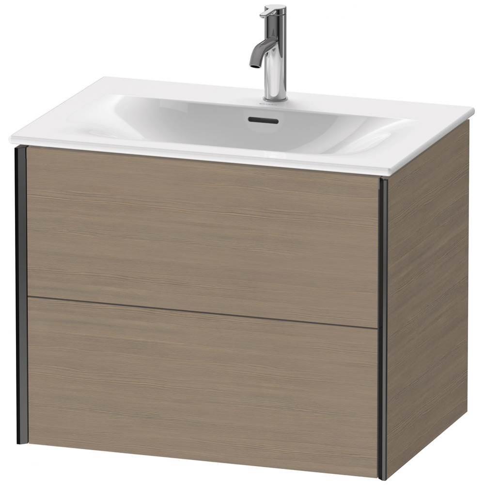 XViu Two Drawer Wall-Mount Vanity Unit Oak Terra