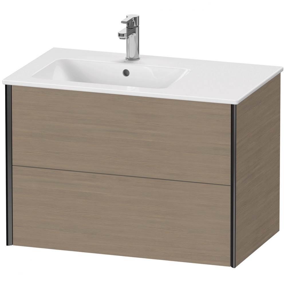 XViu Two Drawer Wall-Mount Vanity Unit Oak Terra