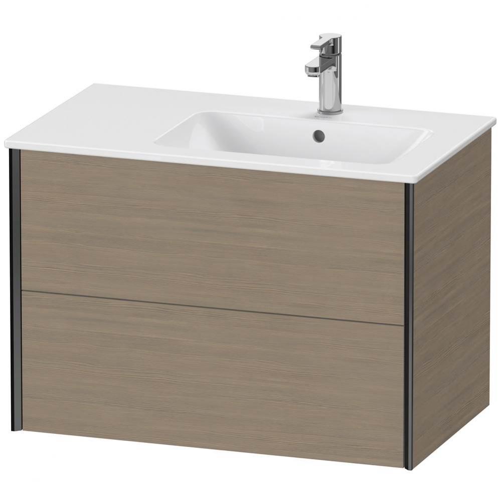 XViu Two Drawer Wall-Mount Vanity Unit Oak Terra