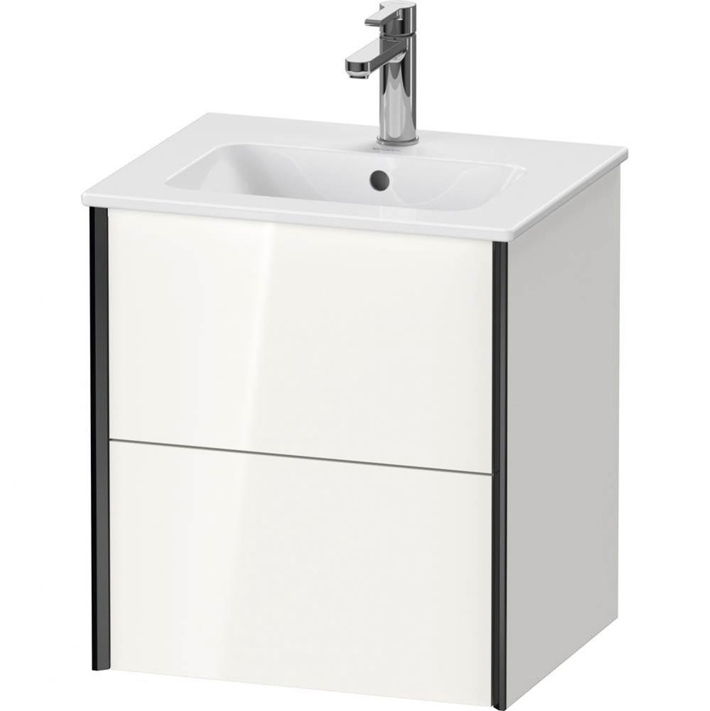 XViu Two Drawer Wall-Mount Vanity Unit White