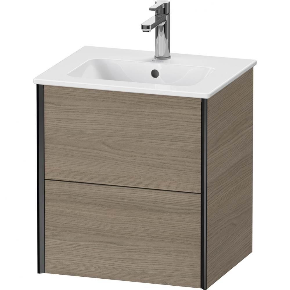 XViu Two Drawer Wall-Mount Vanity Unit Oak Terra