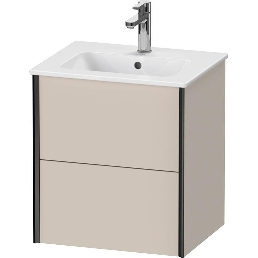 XViu Two Drawer Wall-Mount Vanity Unit Taupe