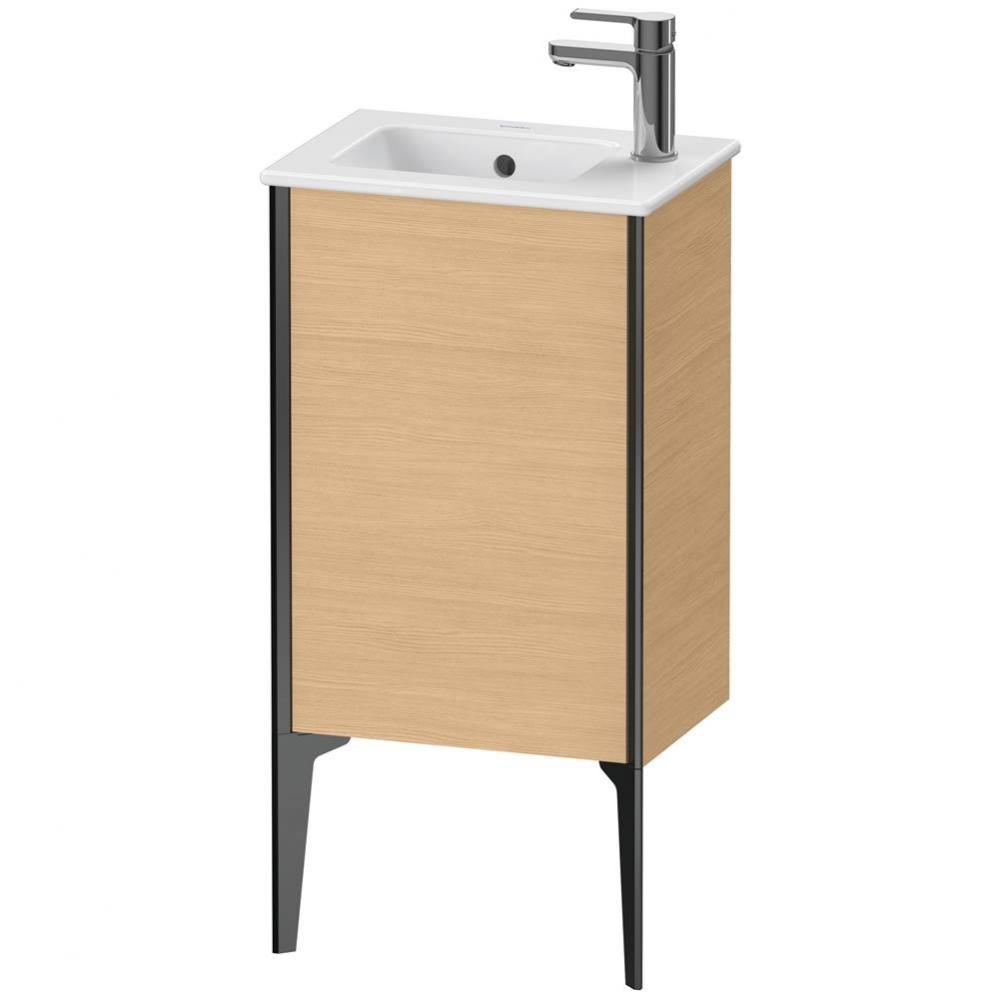 XViu One Door Floorstanding Vanity Unit Natural Oak