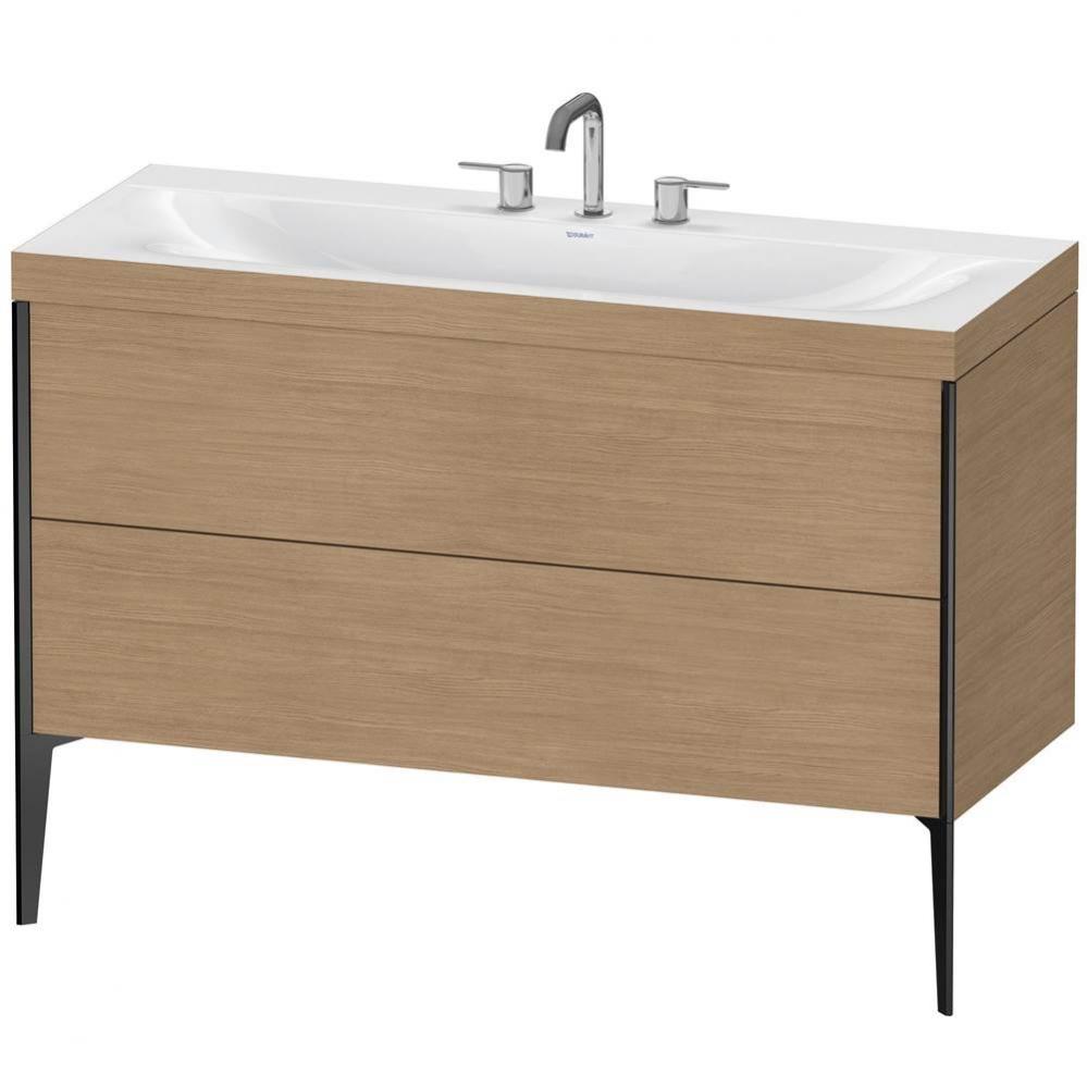 Duravit XViu C-Bonded Floorstanding Vanity  European Oak