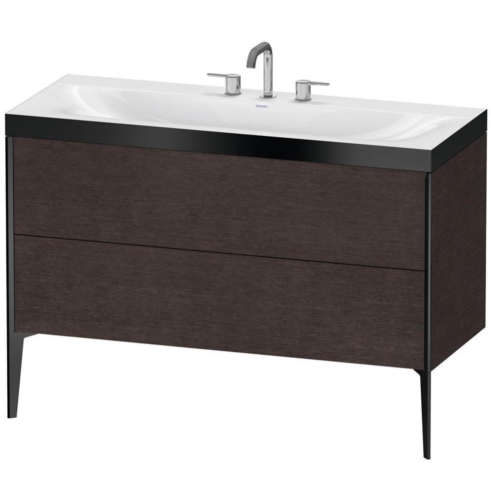 Duravit XViu C-Bonded Floorstanding Vanity  Brushed Dark Oak