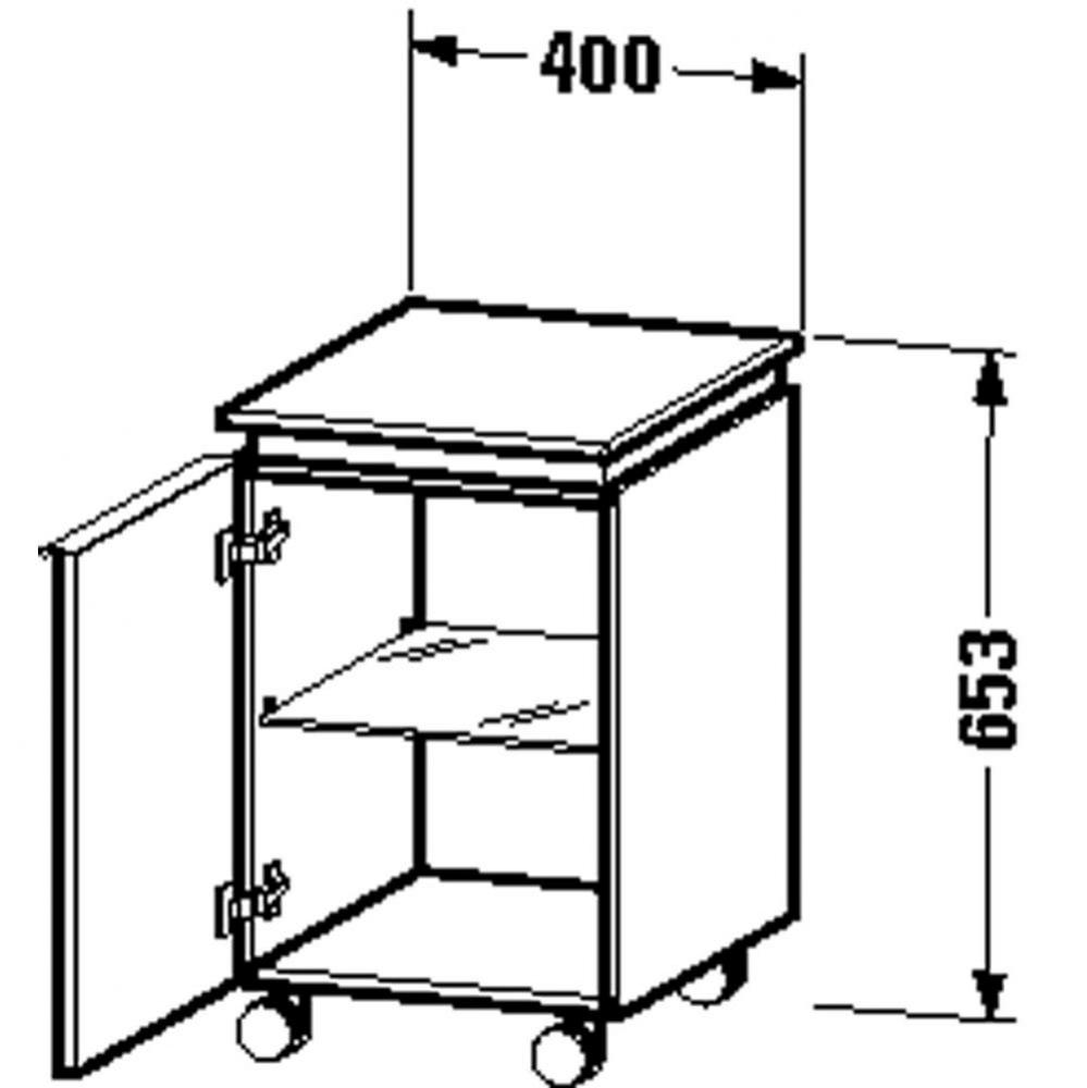 DN Mobile storage unit 460x400x653