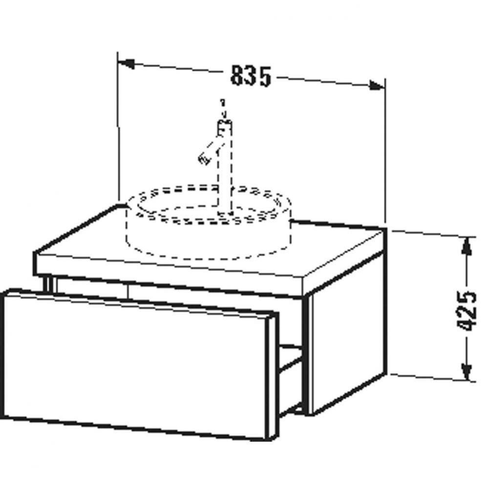 S1 vanity unit 22 1/4''x32 7/8'' - American