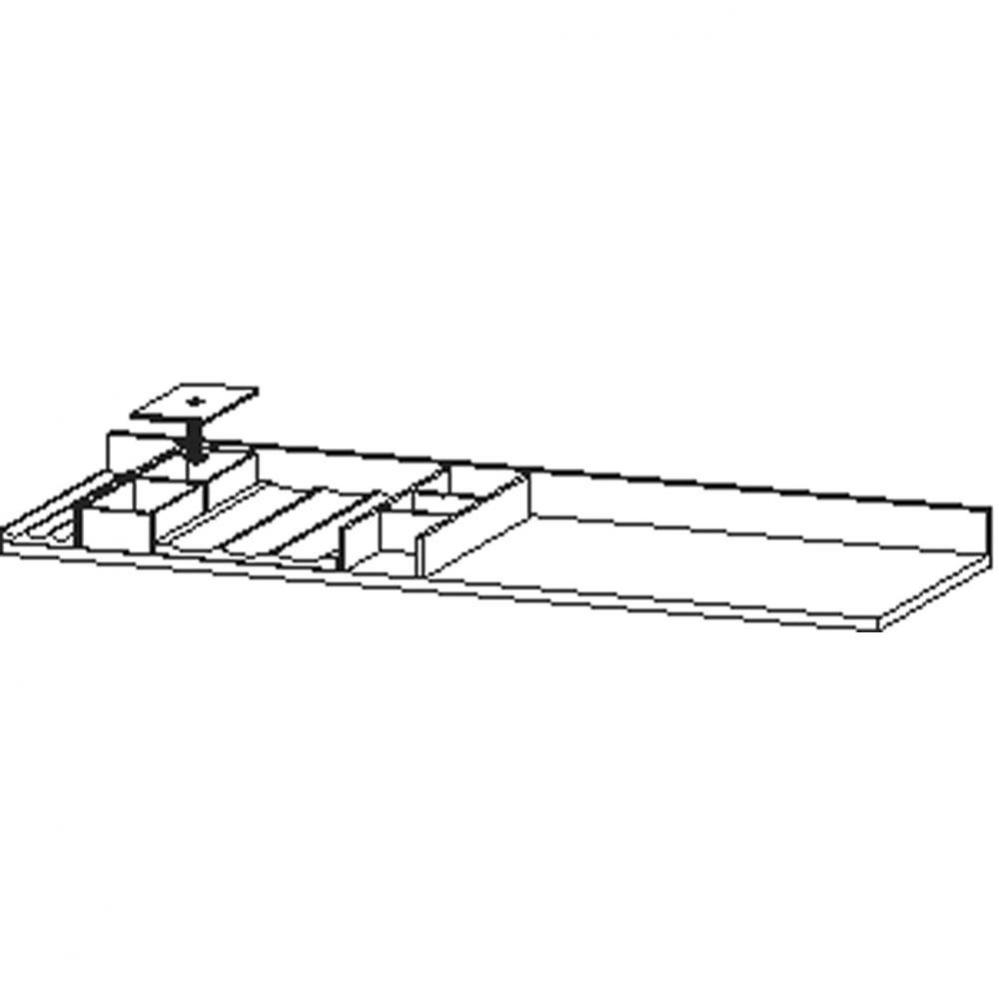 Interior system 1150mm w/o siphon cut-out, Maple