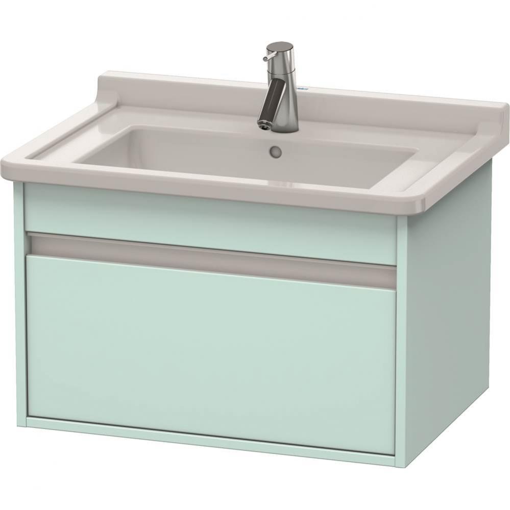 Duravit Ketho Vanity Unit Wall-Mounted  Light Blue Matte