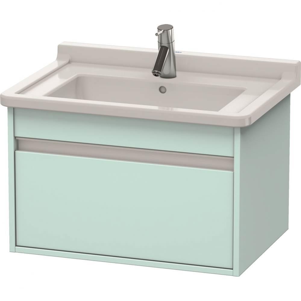 Duravit Ketho Vanity Unit Wall-Mounted  Light Blue Matte