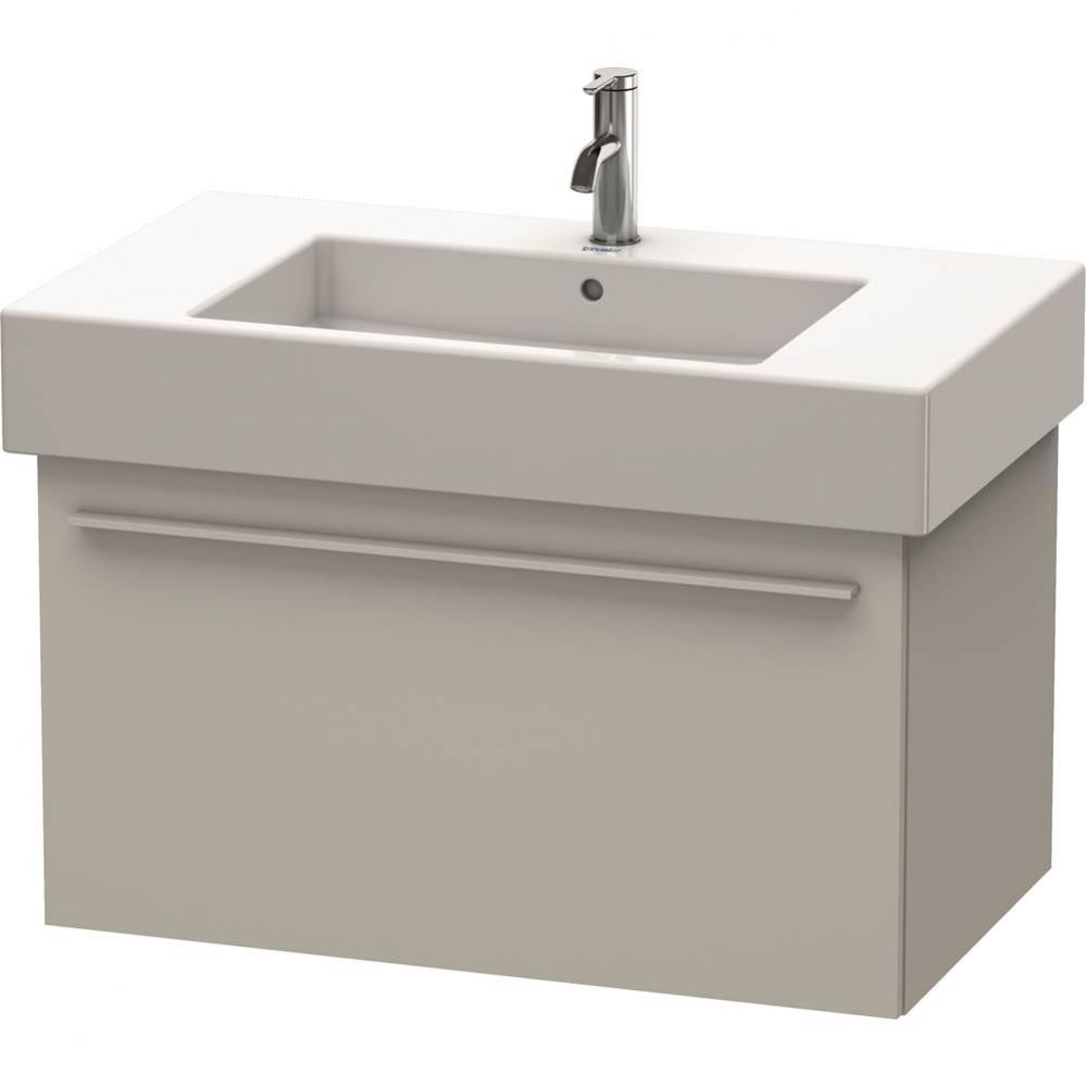 Duravit X-Large Wall-Mount Vanity Unit Concrete Gray