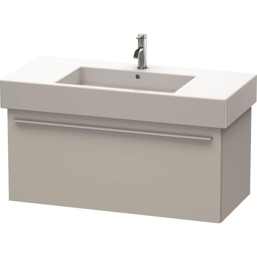 Duravit X-Large Wall-Mount Vanity Unit Concrete Gray