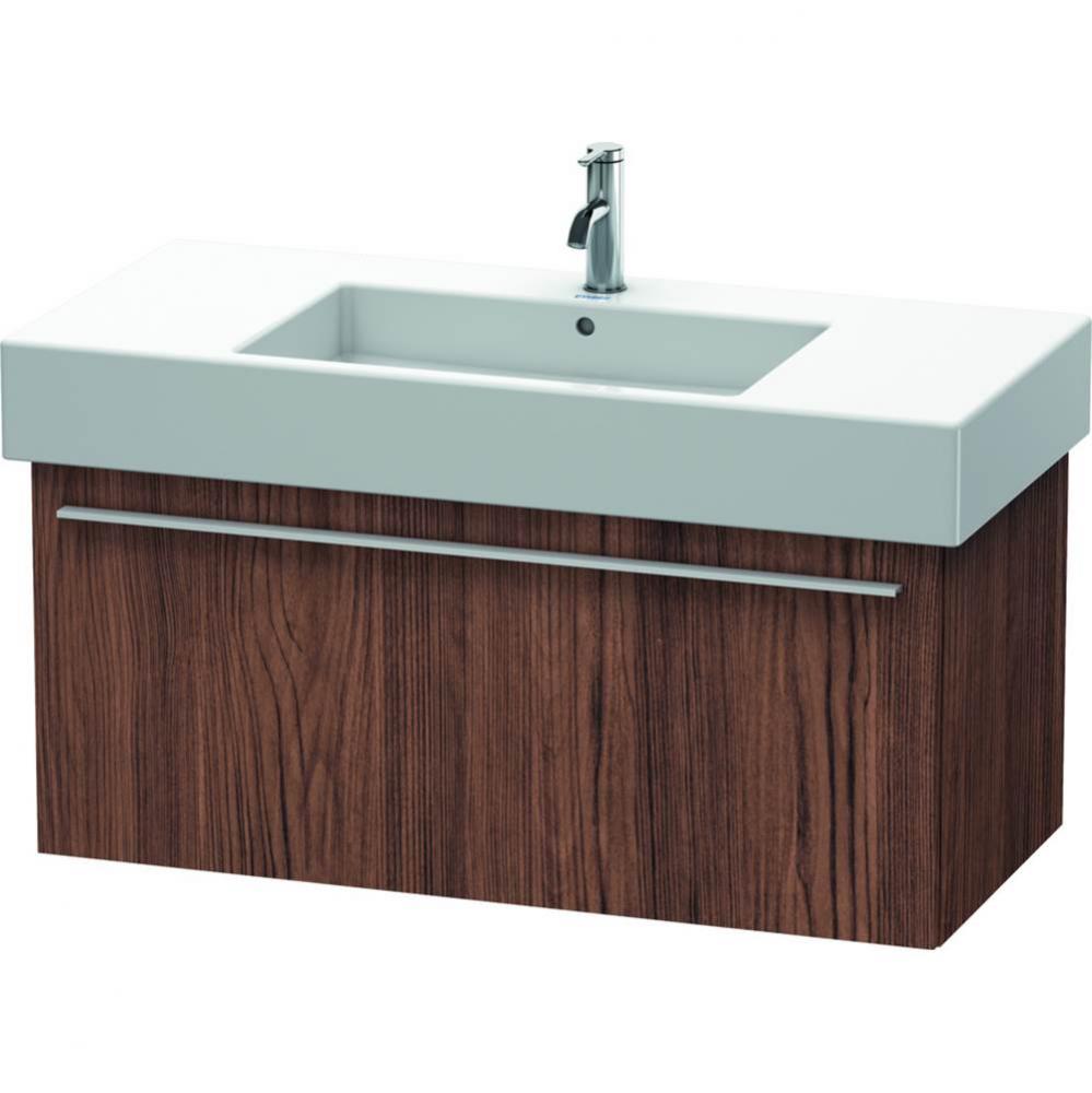 Duravit X-Large Wall-Mount Vanity Unit Walnut Dark