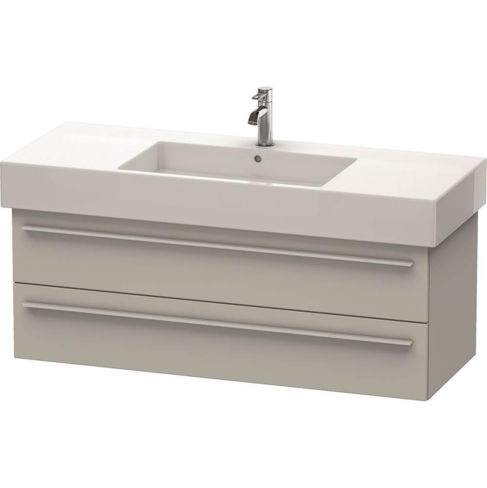 Duravit X-Large Wall-Mount Vanity Unit Concrete Gray