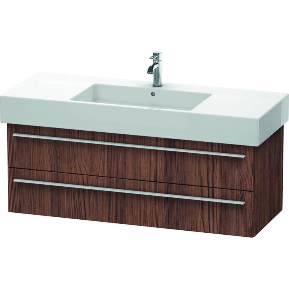 Duravit X-Large Wall-Mount Vanity Unit Walnut Dark