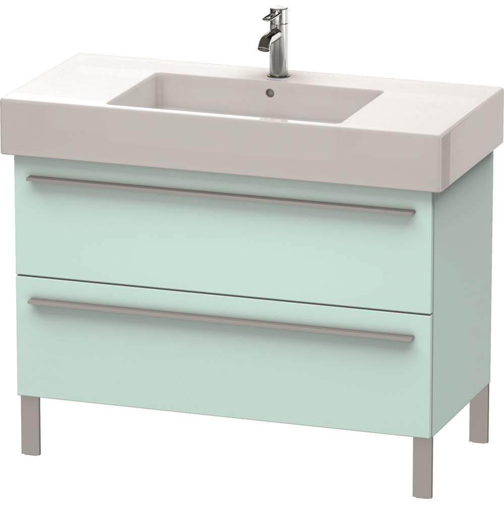 Duravit X-Large Floor Standing Vanity Unit  Light Blue Matte