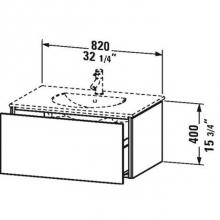 Duravit LC616208989 - Duravit L-Cube Vanity Unit Wall-Mounted  Flannel Gray High Gloss