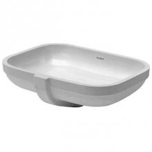 Duravit 04574800001 - Duravit Happy D.2 Undermount Sink White with WonderGliss