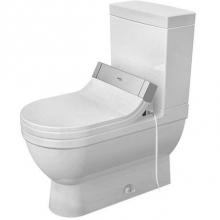 Duravit 21250100001 - Duravit Starck 3 Two-Piece Toilet  White WonderGliss