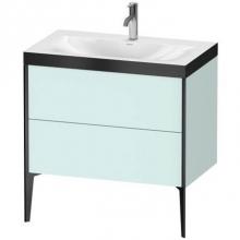 Duravit XV4710OB209P - Duravit XViu Two Drawer C-Bonded Floorstanding Vanity Kit Light Blue