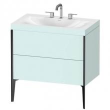 Duravit XV4710TB209C - Duravit XViu C-Bonded Floorstanding Vanity  Light Blue Matte