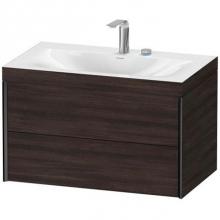 Duravit XV4615EB252C - Duravit XViu Two Drawer C-Bonded Wall-Mount Vanity Kit European Oak