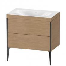 Duravit XV4710NB251C - Duravit XViu Two Drawer C-Bonded Floorstanding Vanity Kit Pine Terra