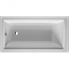 Duravit 700354000000091 - Duravit Architec 60'' x 32'' Bathtub with panel height 20 1/2, drain left, Whi