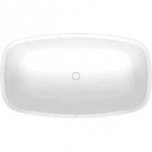 Duravit 700552000000090 - Duravit Aurena Freestanding Bathtub White Matte